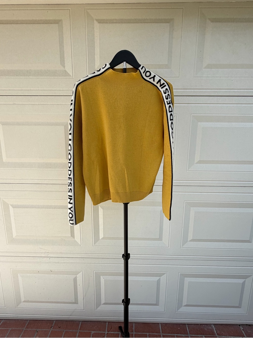Hara Concept Goddess In You Mustard Alpaca Blend Sweater S